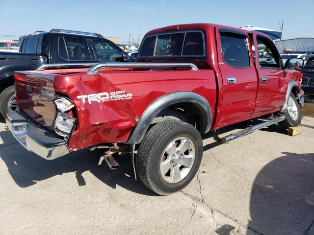 5TEGN92N33Z179281 - 2003 TOYOTA TACOMA DOUBLE CAB PRERUNNER MAROON photo 3