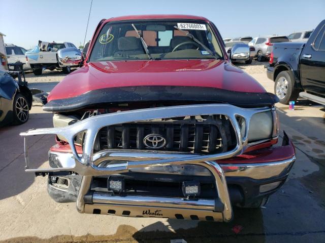 5TEGN92N33Z179281 - 2003 TOYOTA TACOMA DOUBLE CAB PRERUNNER MAROON photo 5
