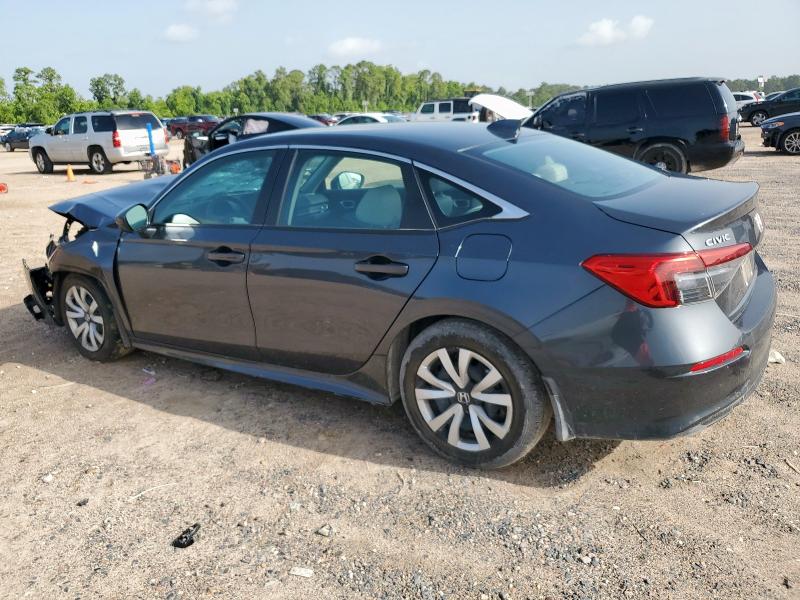 2HGFE2F24RH558847 - 2024 HONDA CIVIC LX GRAY photo 2
