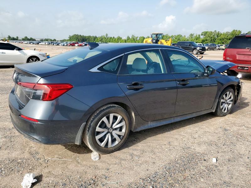 2HGFE2F24RH558847 - 2024 HONDA CIVIC LX GRAY photo 3