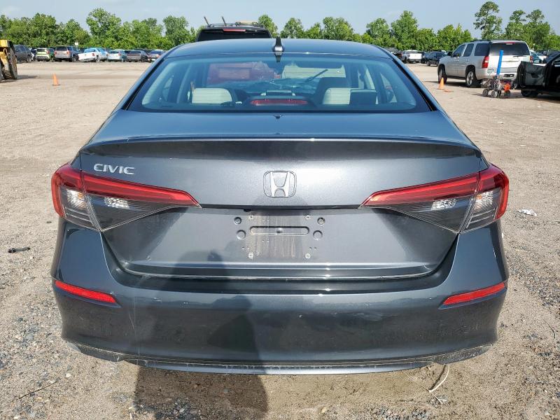 2HGFE2F24RH558847 - 2024 HONDA CIVIC LX GRAY photo 6