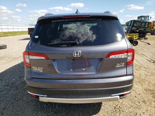 5FNYF6H01LB062747 - 2020 HONDA PILOT ELITE GRAY photo 6