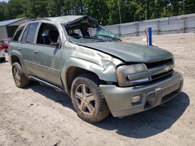 1GNDT13SX42156544 - 2004 CHEVROLET TRAILBLAZE LS GREEN photo 1