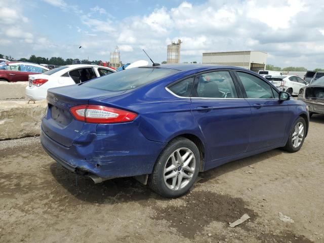 3FA6P0H77GR290468 - 2016 FORD FUSION SE BLUE photo 3