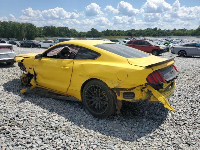 1FA6P8CF9H5296211 - 2017 FORD MUSTANG GT YELLOW photo 2