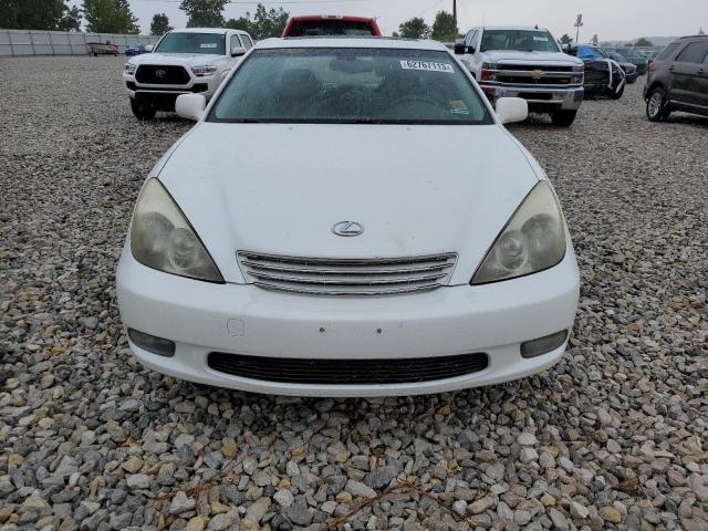 JTHBA30G145040986 - 2004 LEXUS ES 330 WHITE photo 5