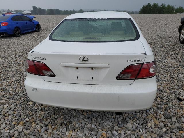 JTHBA30G145040986 - 2004 LEXUS ES 330 WHITE photo 6