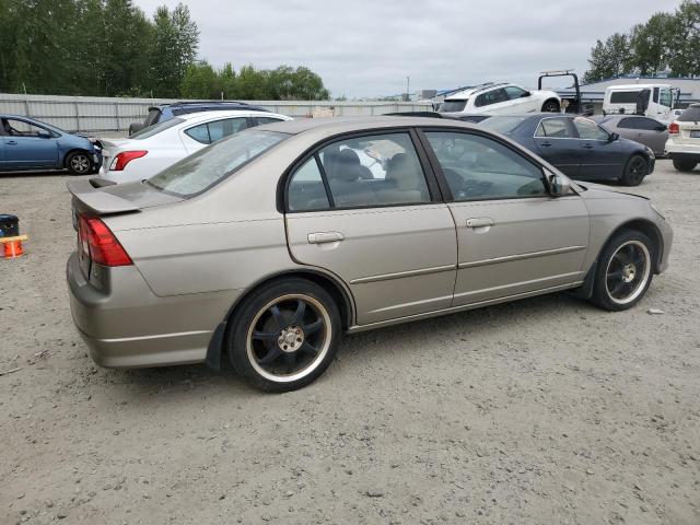 2HGES26764H604591 - 2004 HONDA CIVIC EX GOLD photo 3