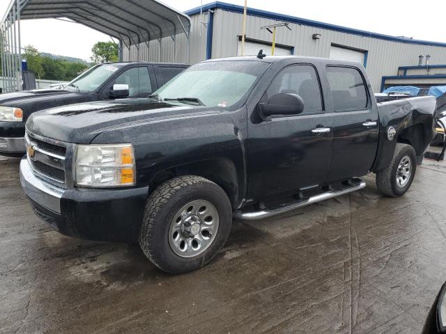 2GCEC13C971565113 - 2007 CHEVROLET SILVERADO C1500 CREW CAB BLACK photo 1