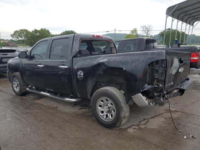 2GCEC13C971565113 - 2007 CHEVROLET SILVERADO C1500 CREW CAB BLACK photo 2