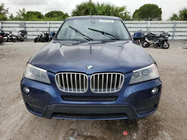 5UXWX7C59EL983464 - 2014 BMW X3 XDRIVE35I BLUE photo 5