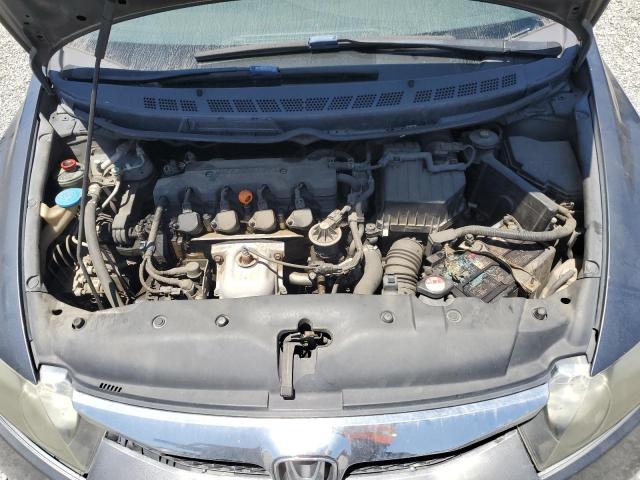 2HGFA16679H322668 - 2009 HONDA CIVIC LX-S GRAY photo 11