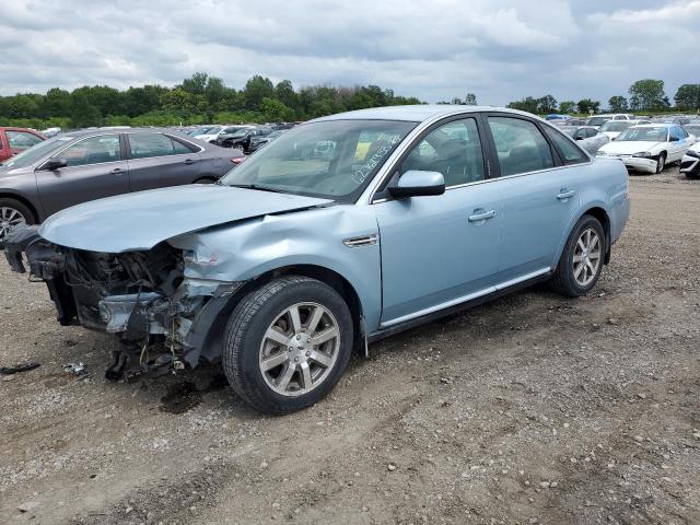 1FAHP24W88G124955 - 2008 FORD TAURUS SEL BLUE photo 1