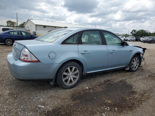 1FAHP24W88G124955 - 2008 FORD TAURUS SEL BLUE photo 3