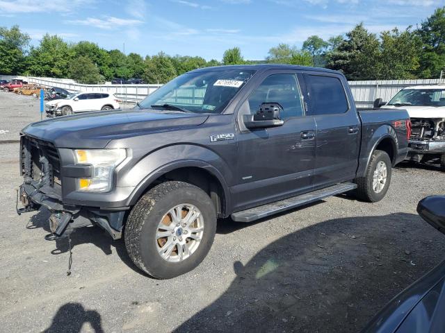 1FTEW1EG1GFA07014 - 2016 FORD F150 SUPERCREW GRAY photo 1