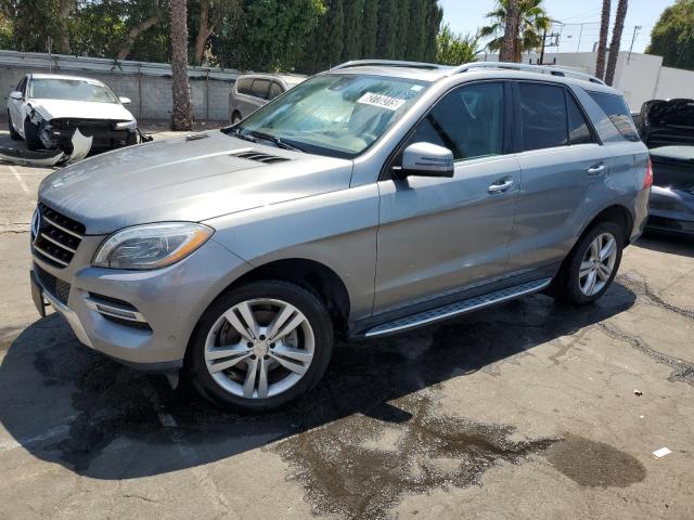 4JGDA5HBXEA308291 - 2014 MERCEDES-BENZ ML 350 4MATIC GRAY photo 1