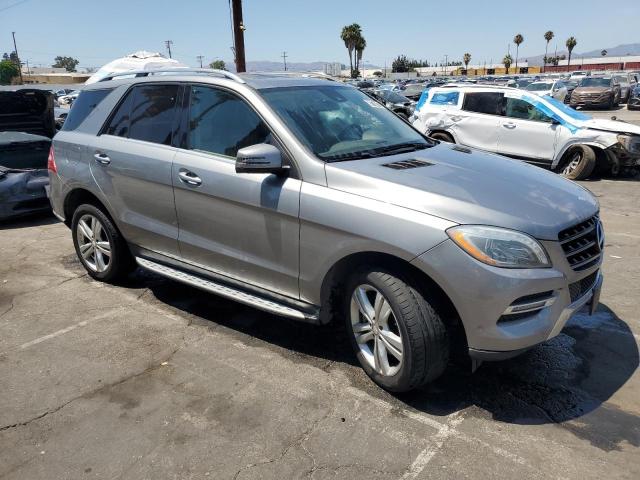 4JGDA5HBXEA308291 - 2014 MERCEDES-BENZ ML 350 4MATIC GRAY photo 4