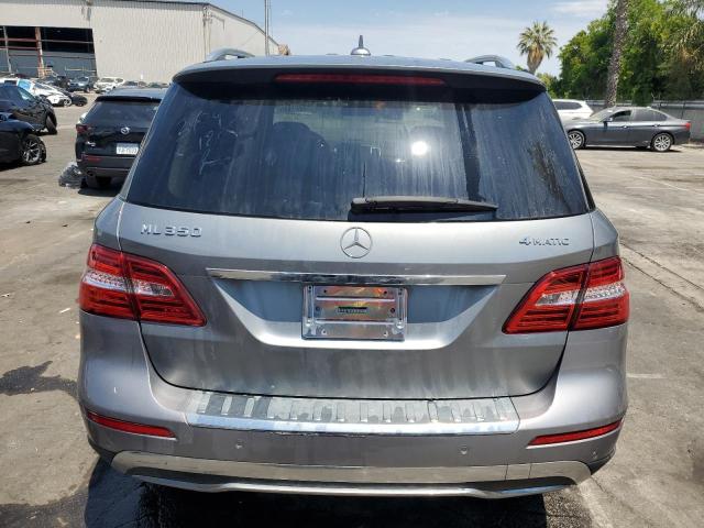 4JGDA5HBXEA308291 - 2014 MERCEDES-BENZ ML 350 4MATIC GRAY photo 6
