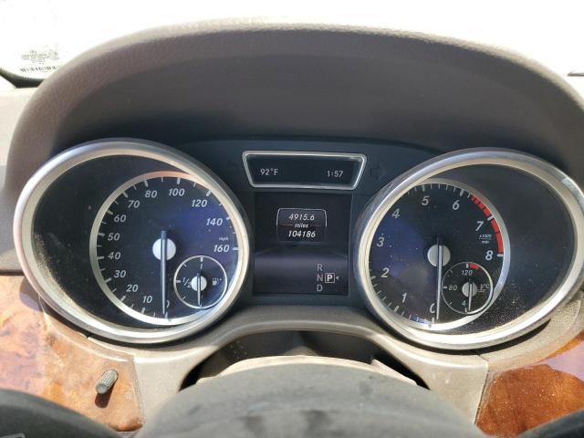 4JGDA5HBXEA308291 - 2014 MERCEDES-BENZ ML 350 4MATIC GRAY photo 9