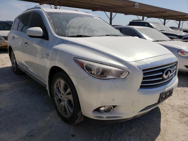 5N1CL0MM3EC511396 - 2014 INFINITI QX60 HYBRID WHITE photo 4