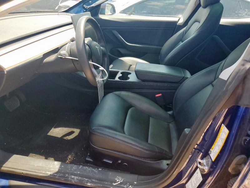 5YJ3E1EB3MF869228 - 2021 TESLA MODEL 3 أزرق صورة 7