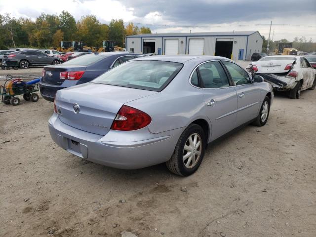 2G4WC532551284583 - 2005 BUICK LACROSSE CX SILVER photo 4