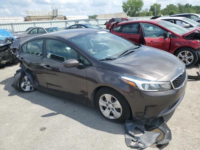 3KPFK4A75JE183511 - 2018 KIA FORTE LX GRAY photo 4