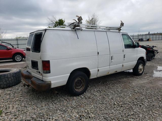 1FTNE1EWXBDA47137 - 2011 FORD ECONOLINE E150 VAN WHITE photo 3