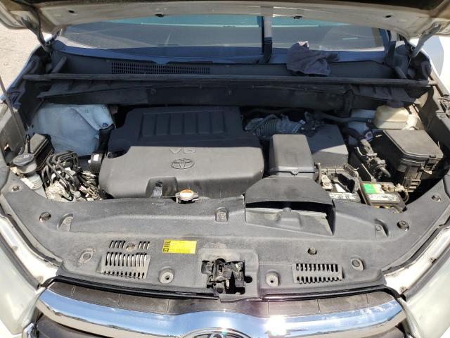 5TDKKRFH6GS176711 - 2016 TOYOTA HIGHLANDER XLE WHITE photo 12