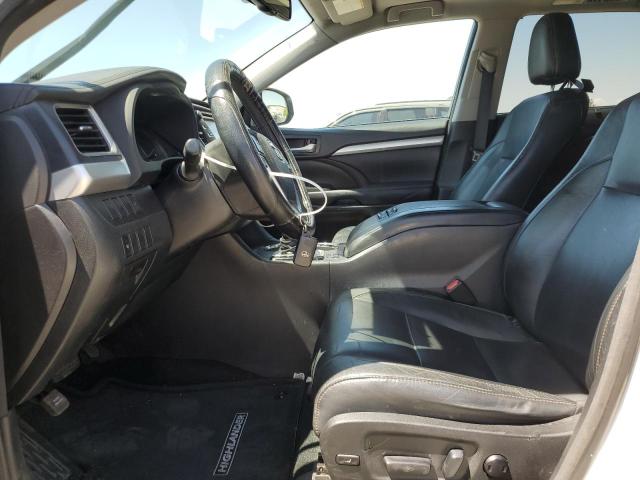5TDKKRFH6GS176711 - 2016 TOYOTA HIGHLANDER XLE WHITE photo 7