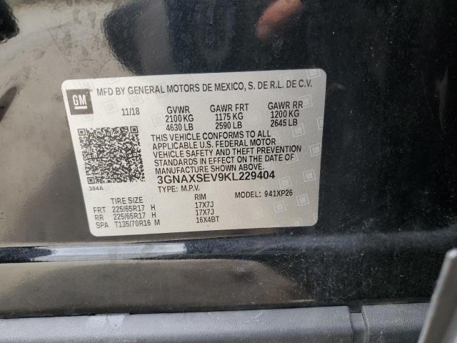 3GNAXSEV9KL229404 - 2019 CHEVROLET EQUINOX LS Qara foto 13