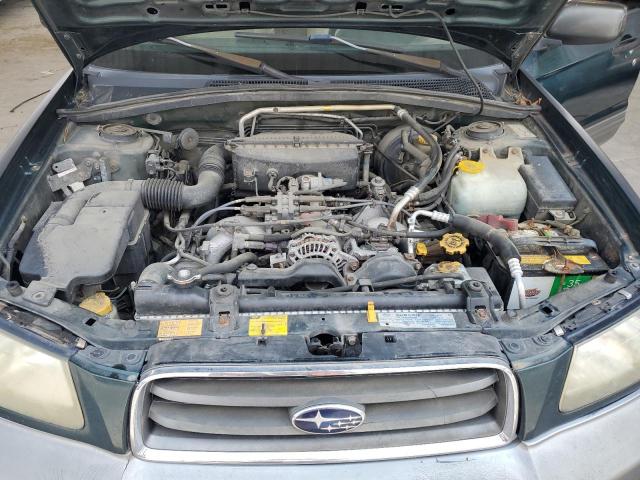 JF1SG656X4H705275 - 2004 SUBARU FORESTER 2.5XS მწვანე ფოტო 11