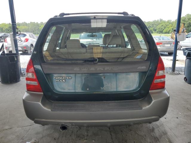 JF1SG656X4H705275 - 2004 SUBARU FORESTER 2.5XS მწვანე ფოტო 6