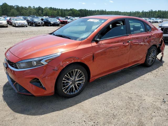 3KPF54AD1NE469407 - 2022 KIA FORTE GT LINE ORANGE photo 1