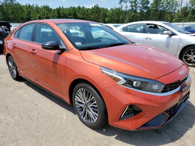 3KPF54AD1NE469407 - 2022 KIA FORTE GT LINE ORANGE photo 4