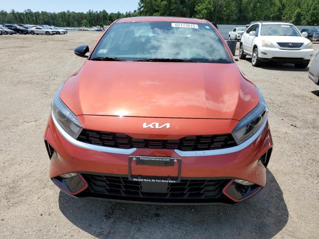 3KPF54AD1NE469407 - 2022 KIA FORTE GT LINE ORANGE photo 5