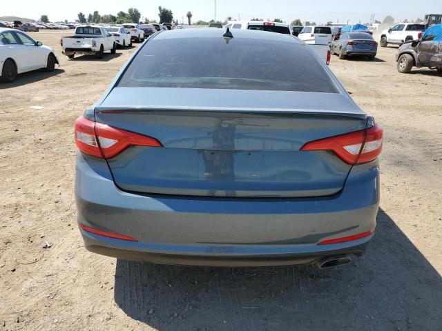 5NPE24AF9HH553190 - 2017 HYUNDAI SONATA SE BLUE photo 6