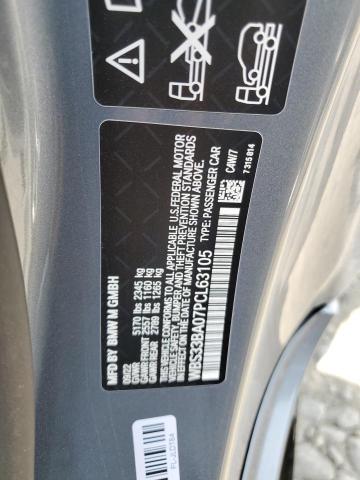 WBS33BA07PCL63105 - 2023 BMW M4 COMPETITION GRAY photo 12