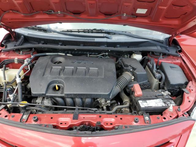 5YFBU4EE0DP114827 - 2013 TOYOTA COROLLA BASE Kırmızı fotoğraf 11