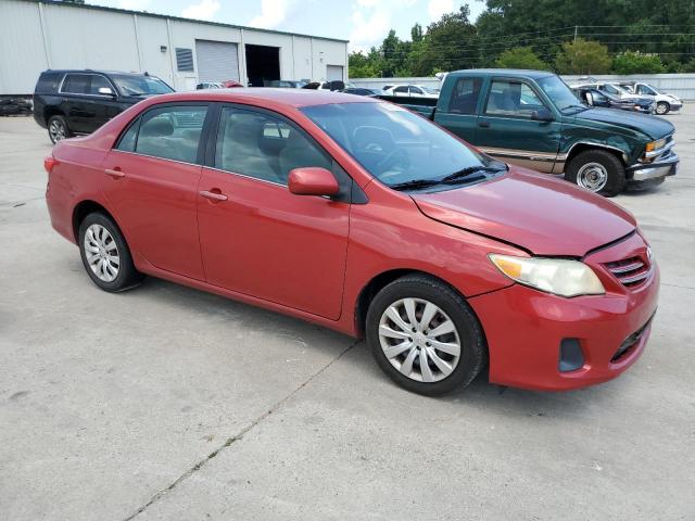 5YFBU4EE0DP114827 - 2013 TOYOTA COROLLA BASE Kırmızı fotoğraf 4