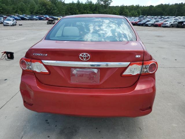 5YFBU4EE0DP114827 - 2013 TOYOTA COROLLA BASE Kırmızı fotoğraf 6