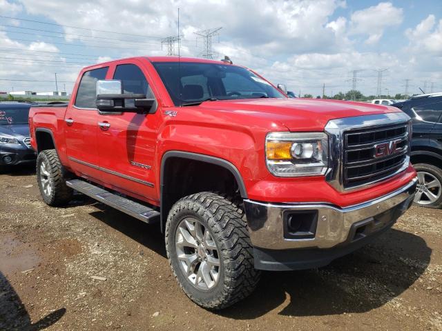 3GTU2VEC4FG255444 - 2015 GMC SIERRA K1500 SLT RED photo 4