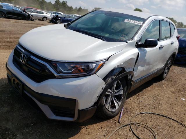 5J6RW2H27LL015762 - 2020 HONDA CRV LX WHITE photo 1