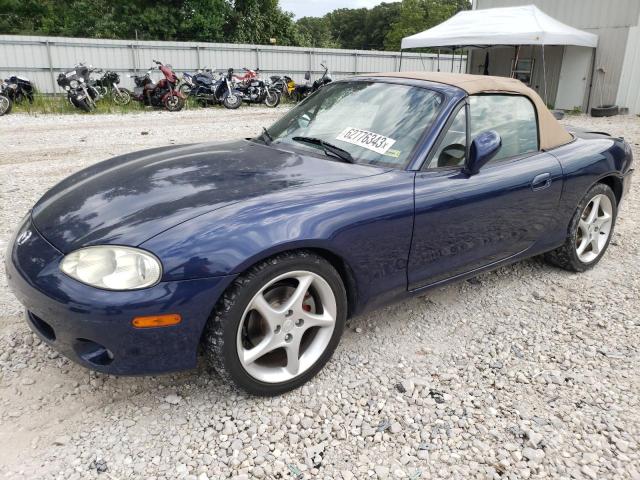 JM1NB353310200117 - 2001 MAZDA MX-5 MIATA BASE BLUE photo 1