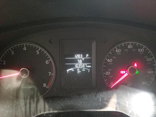 3VWDZ7AJXBM304375 - 2011 VOLKSWAGEN JETTA SE Qara foto 9