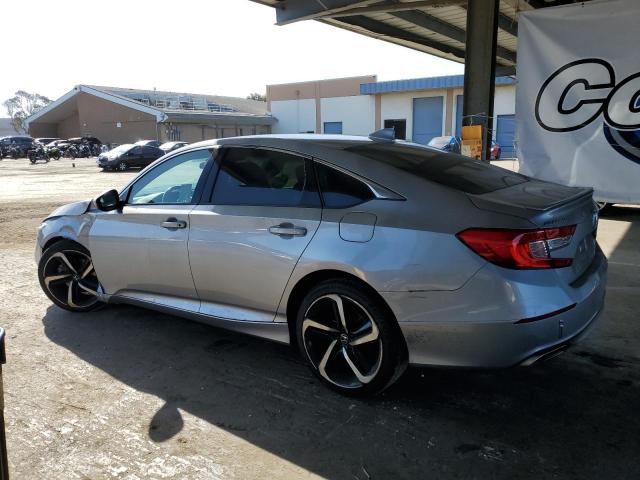 1HGCV1F37JA195954 - 2018 HONDA ACCORD SPORT SILVER photo 2