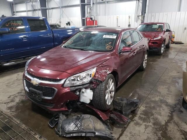 1G11F5SL6FF264569 - 2015 CHEVROLET MALIBU LTZ 勃艮第红 照片 2