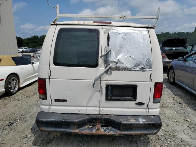 1FTRE14242HB24514 - 2002 FORD ECONOLINE E150 VAN WHITE photo 6