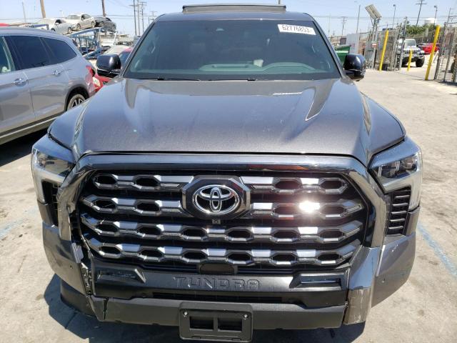 5TFNA5AB0NX009344 - 2022 TOYOTA TUNDRA CREWMAX PLATINUM GRAY photo 5