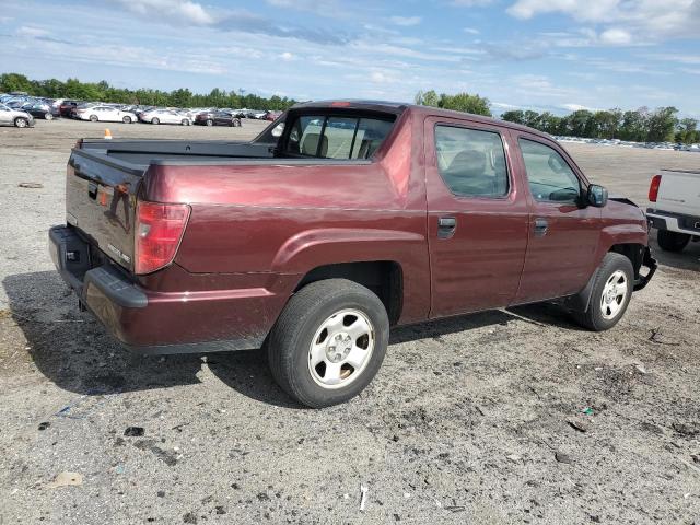 5FPYK16229B105236 - 2009 HONDA RIDGELINE RT MAROON photo 3